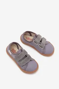 Boto Barefoot Papuče Chlapčenské Hladké Milami Šedé Saphira