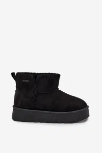 BIG STAR SHOES Dámske Snehule Na Platforme S Prešívaním Big Star