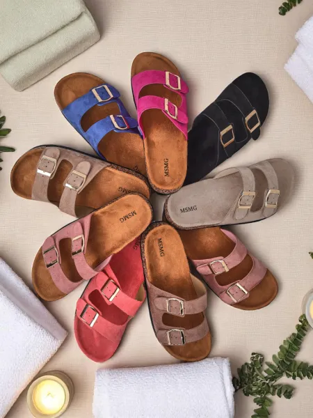Resti Royalfashion Women's flip-flops with buckles Foumy