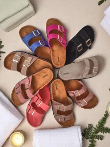 Resti Royalfashion Women's flip-flops with buckles Foumy