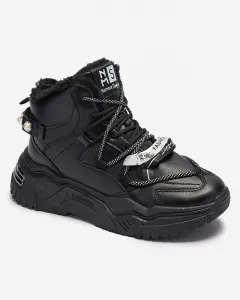 Resti Black sneakers with insulation Pommie - Footwear