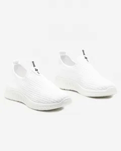 Resti White women's slip-on sports shoes Banila - Footwear