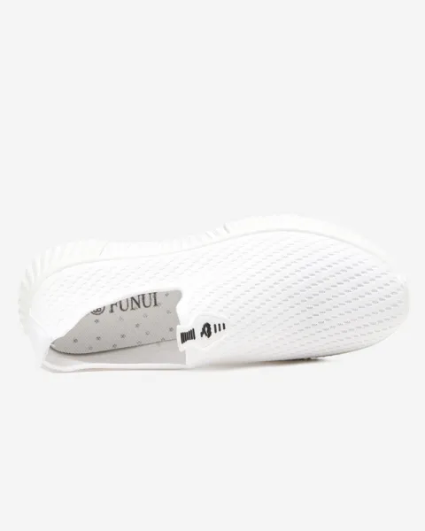 Resti White women's slip-on sports shoes Banila - Footwear