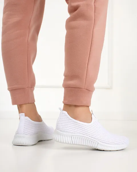 Resti White women's slip-on sports shoes Banila - Footwear