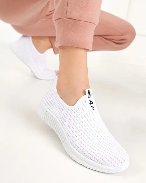 Resti White women's slip-on sports shoes Banila - Footwear