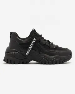 Resti Black women's sneaker sports shoes Evilpo- Footwear