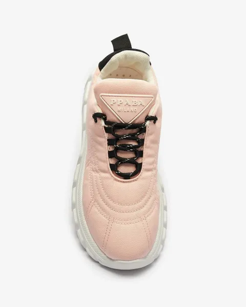 Resti Light pink women's fabric sports shoes Riotay- Footwear