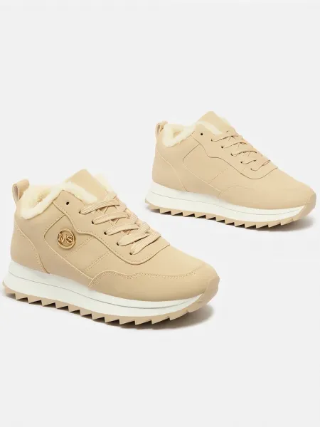 Resti Beige insulated women's sports shoes Lahho