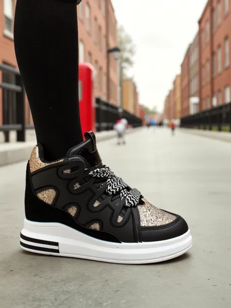Resti High sports shoes for women with a hidden wedge Oblaffi