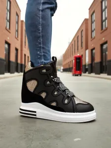 Resti High sports shoes for women with a hidden wedge Oblaffi