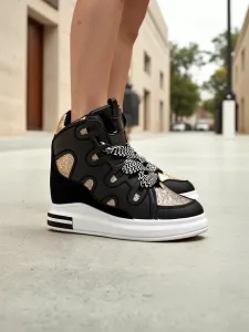 Resti High sports shoes for women with a hidden wedge Oblaffi