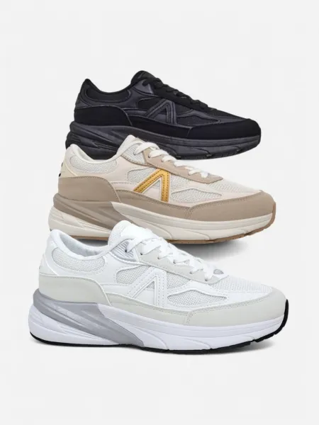 Resti Women's sport sneakers on a thicker sole Moderax