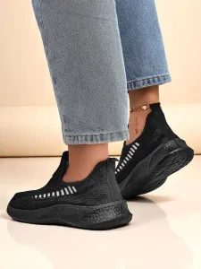 Resti Women's Slip-On Fabric Sports Shoes Sport Slip-On