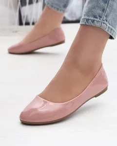 Resti Pink Women's Lacquered Ballerinas Fama - Footwear