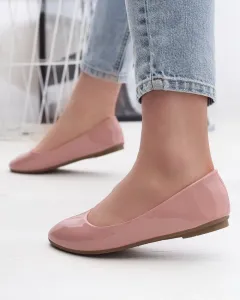 Resti Pink Women's Lacquered Ballerinas Fama - Footwear
