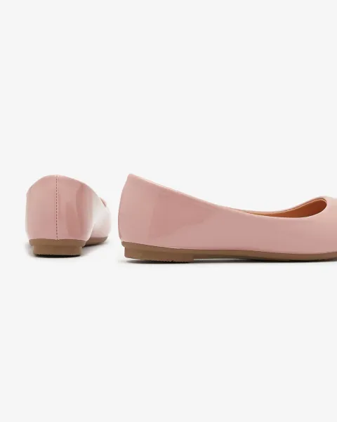 Resti Pink Women's Lacquered Ballerinas Fama - Footwear