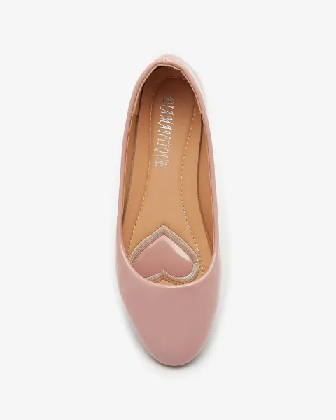 Resti Pink Women's Lacquered Ballerinas Fama - Footwear