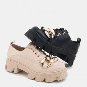 Resti Black flat shoes Eqoia - Footwear