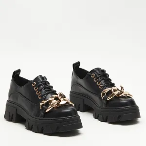 Resti Black flat shoes Eqoia - Footwear