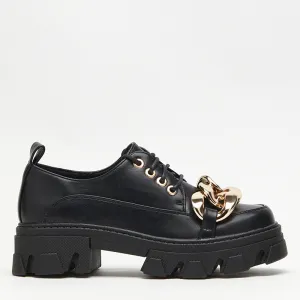 Resti Black flat shoes Eqoia - Footwear