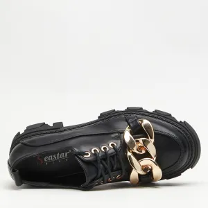Resti Black flat shoes Eqoia - Footwear