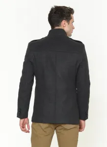 PLT8378 DEWBERRY MEN'S COAT-ANTHRACITE