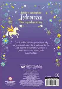 Jednorožce - Knižka so samolepkami