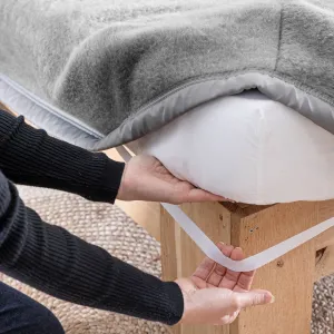 Dvojfarebná polonapínacia prikrývka Courtelle 420g/m2