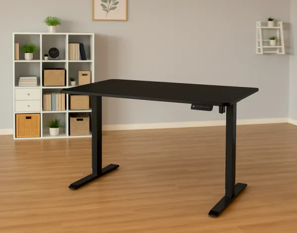 Elvisia Elektrický výškovo nastaviteľný písací stôl YLÖS | čierna 120 x 60 cm