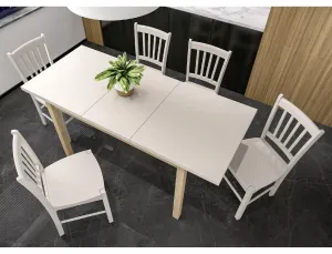Signal Rozkladací jedálenský stôl ADAM | 100 x 60 cm Farba: Dub cremona torro / kašmír