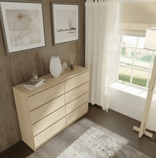 ArtBm Komoda MAJA 140 S8 | dub cremona