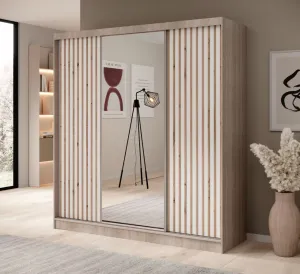 ArtAdrk Šatníková skriňa IDA | dub sonoma / biela 200 cm