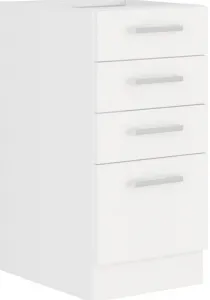 ArtAdrk Kuchynská linka BUBBLE | 260 cm biela