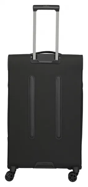 Veľký textilný kufor na kolieskach Travelite Briize L Black