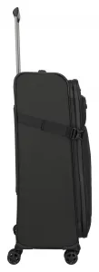 Veľký textilný kufor na kolieskach Travelite Briize L Black