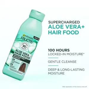 Garnier Fructis Aloe Vera Hair Food hydratačný šampón pre normálne až suché vlasy 350 ml