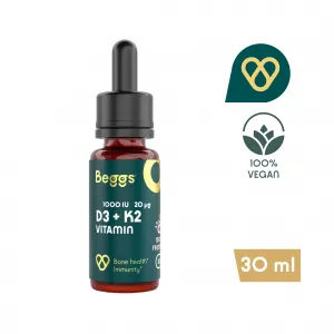 Beggs Vitamin D3 1000 IU + K2 20 μg