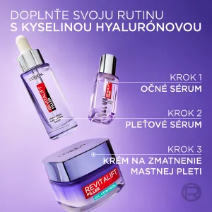 L’Oréal Paris Revitalift Filler Oil Control hĺbkovo hydratačný krém pre mastnú a zmiešanú pleť 50 ml