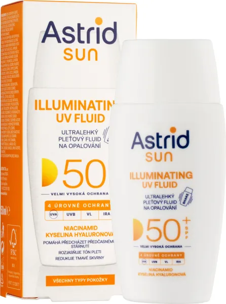 Astrid Sun pleťový fluid na opaľovanie SPF 50+ 50 ml