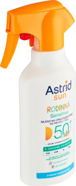 Astrid Sun mlieko na opaľovanie pre všetky typy pokožky 270 ml