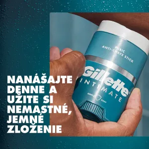 Gillette Intimate Anti-Chafe Stick intímny balzam v tyčinke proti svrbeniu a treniu v oblasti slabín 48 g