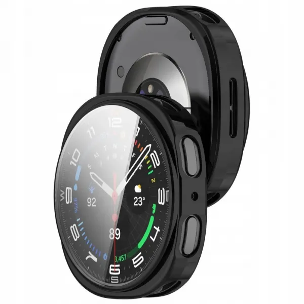 Tech-Protect Defense ochranné sklo na Samsung Galaxy Watch 8 (44mm), čierne