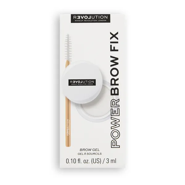 Revolution Relove Power Brow gél na obočie so štetčekom odtieň Clear 3 ml