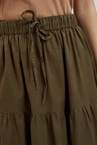 Dámska olivová sukňa MOODO