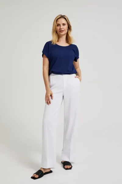 Marisse Women's Blouse L-Ts-4419 Navy