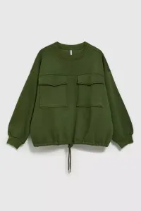 Marisse Women's Sweatshirt L-Bl-4311 Khaki