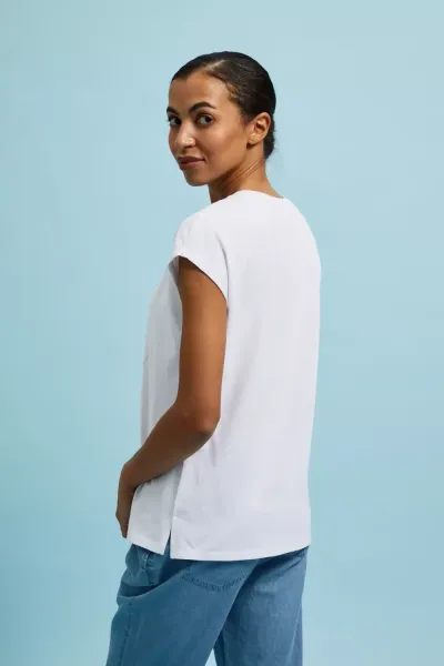 Marisse Women's Blouse L-Ts-4335 White