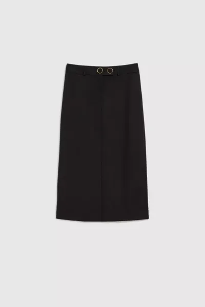 Elegantná midi sukňa