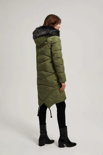 Marisse Quilted Jacket With A Warm Hood