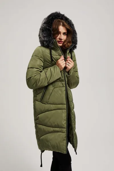 Marisse Quilted Jacket With A Warm Hood